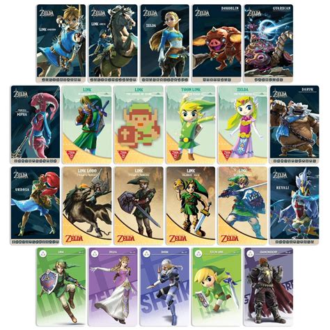 zelda 22 nfc cards|amiibo Zelda botw list.